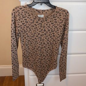 Abercrombie & Fitch Leopard Bodysuit